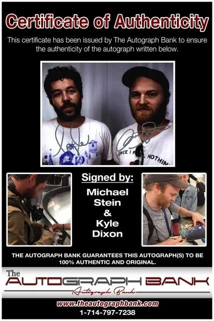 Michael Stein, Kyle Dixon — Michael Stein & Kyle Dixon signed Stranger Things 8x10 photo W/Cert 4, image 2