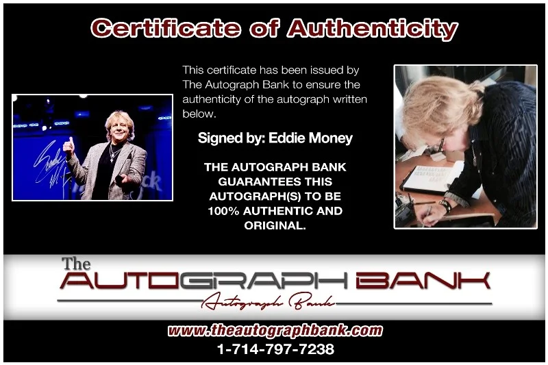Eddie Money — Eddie Money Authentic signed rock 8x10 photo W/Certificate Autographed (26-g), image 2