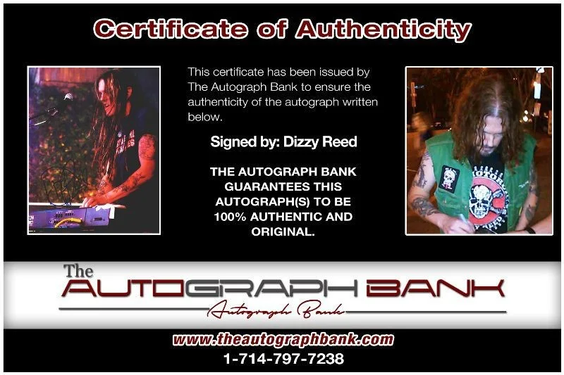 Dizzy Reed — Dizzy Reed Gun N Roses Authentic signed rock 8x10 photo W/Cert Autographed 13-i, image 2