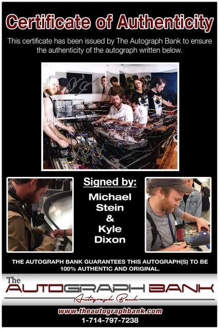 Michael Stein, Kyle Dixon — Michael Stein & Kyle Dixon signed Stranger Things 8x10 photo W/Cert 3, image 2