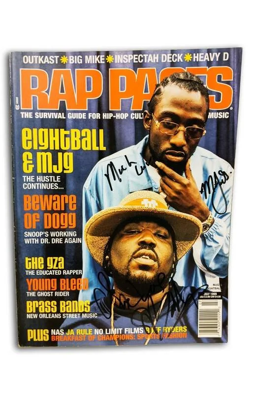 8 Ball & Mjg — Suave House 8 Ball & Mjg signed Rap Pages Magazine W/Certificate Autographed 6