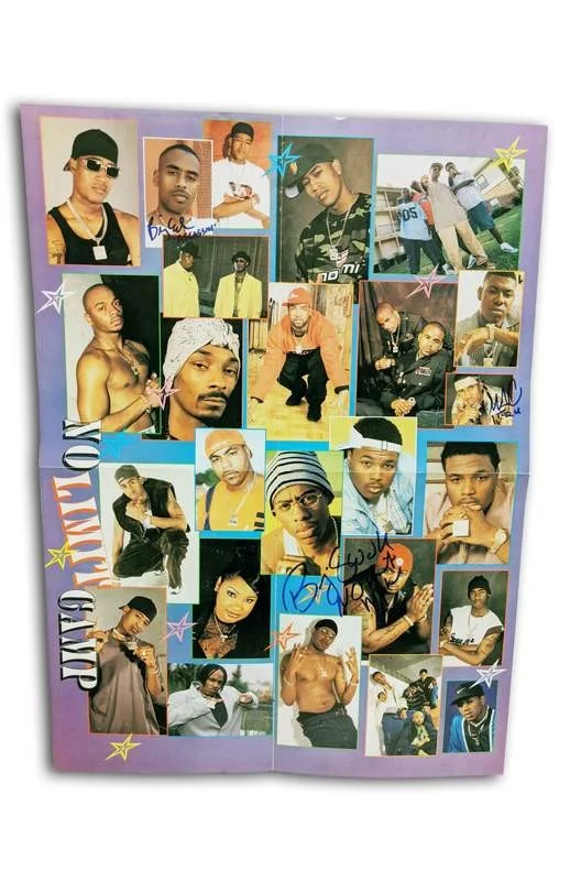 Big Ed — Big Ed authentic signed rap magazine poster W/Certificate Autographed (A0011)