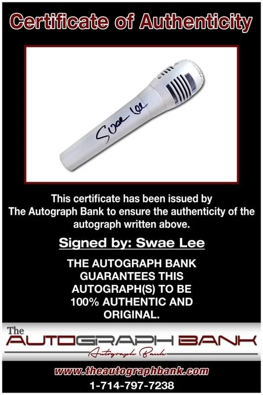 Rae Sremmurd — Rae Sremmurd Swae Lee authentic signed rap mic W/Certificate Autographed (A0001), image 2