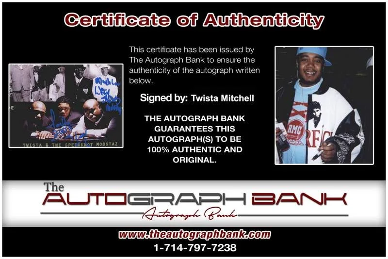 Twista — Twista Mitchell authentic signed rap 8x10 photo W/Certificate Autographed A1182, image 2