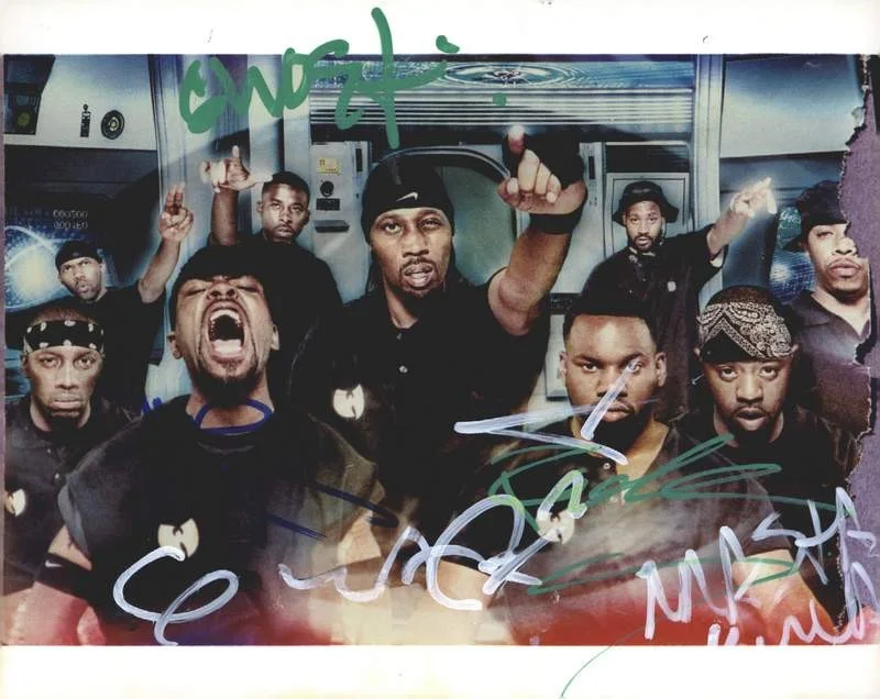 Wu-Tang Clan — Wu-Tang Clan authentic signed rap 8x10 photo W/Certificate Autographed (A1265)