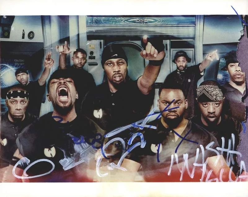 Wu-Tang Clan — Wu-Tang Clan authentic signed rap 8x10 photo W/Certificate Autographed (A1264)