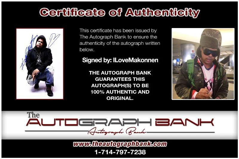 ILoveMakonnen — ILoveMakonnen authentic signed RAP 10x15 photo W/ Certificate Autographed 419t1, image 2