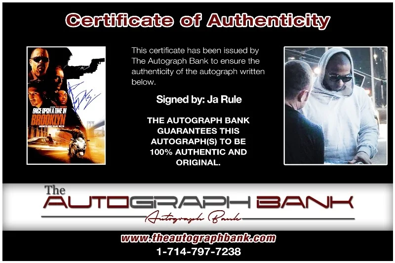 Ja Rule — Ja Rule authentic signed RAPPER 10x15 photo W/Certificate Autographed (26d), image 2