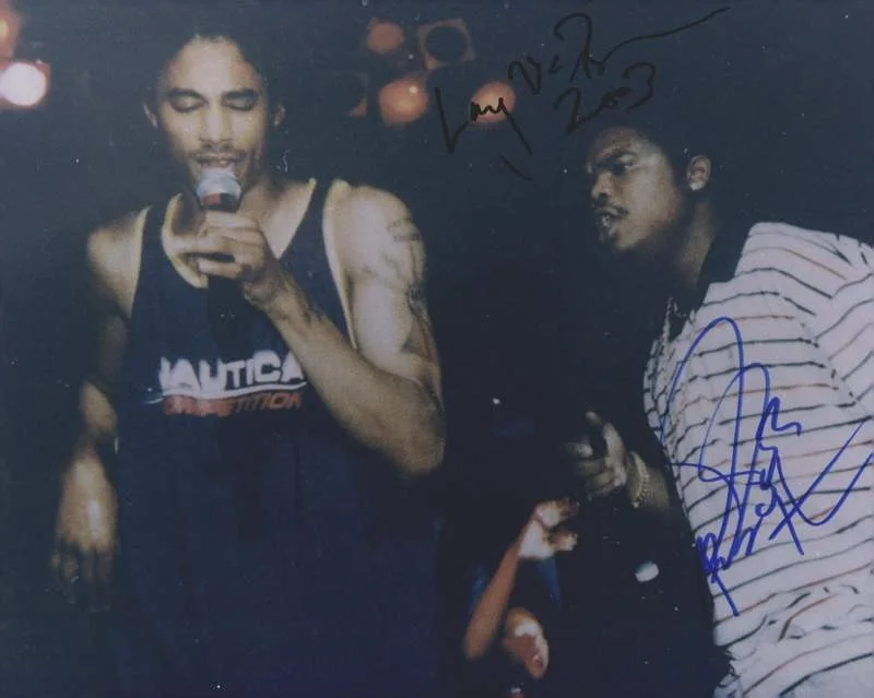 Wish & Layzie Bone — Wish Layzie Bone Thugs N Harmony signed rap 8x10 photo W/Cert AutograpH 1219