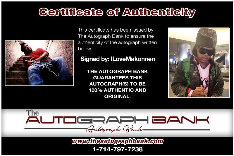 ILoveMakonnen — ILoveMakonnen authentic signed RAP 10x15 photo W/ Certificate Autographed 419a1, изображение 2