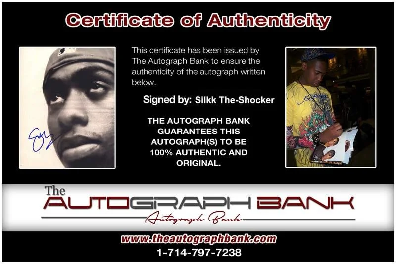 Silkk The Shocker — Silkk The-Shocker authentic signed rap 8x10 photo W/Certificate Autographed 1086, изображение 2