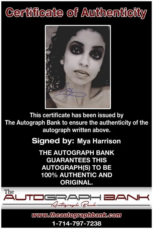 Mya Harrison — Mya Harrison authentic signed rap 8x10 photo W/Certificate Autographed (A0972), image 2