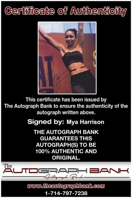 Mya Harrison — Mya Harrison authentic signed rap 8x10 photo W/Certificate Autographed (A0971), image 2