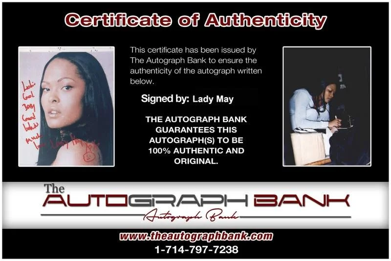 Lady May — Lady May authentic signed rap 8x10 photo W/Certificate Autographed (A0786), image 2
