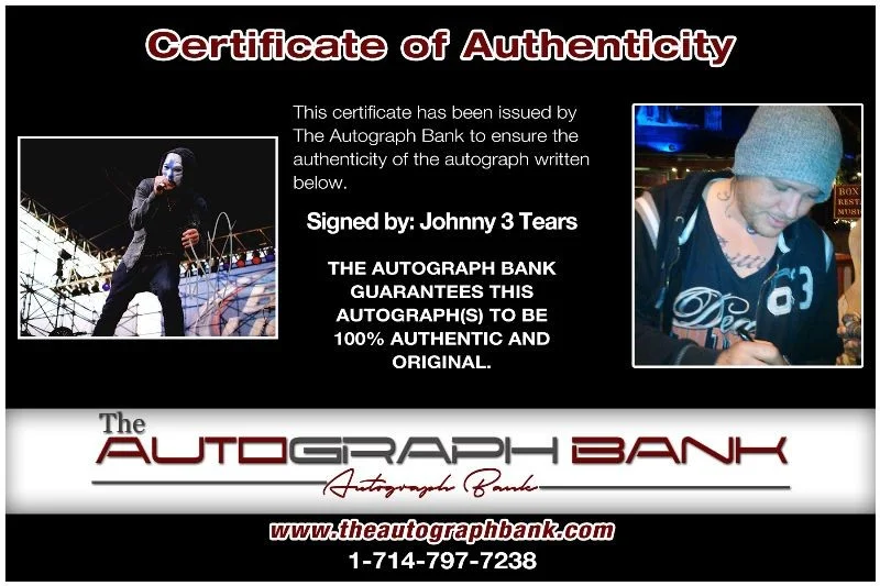 Johnny 3 Tears — Johnny 3 Tears authentic signed RAPPER 8x10 photo W/Cert Autographed 81132016-i1, изображение 2