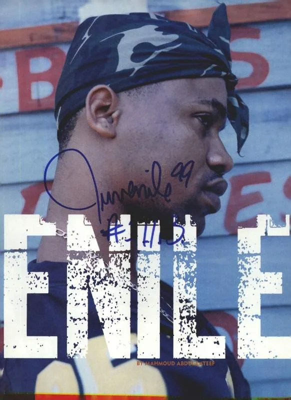 Juvenile Gray — Cash Money Hot Boys Juvenile signed 8x10 magazine page W/Cert Autographed A0018