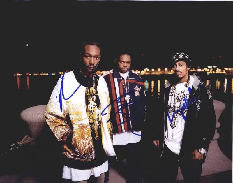 Krayzie & Layzie & Wish Bone — Krayzie Layzie Wish Bone Thugs N Harmony signed 8x10 photo W/Cert Autograph 0668