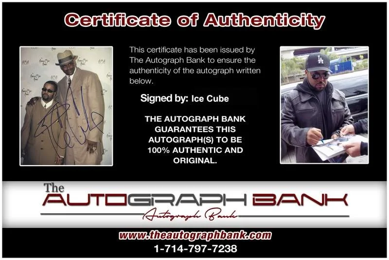 Ice Cube — Ice Cube authentic signed rap 8x10 magazine page W/Certificate Autographed A0015, image 2