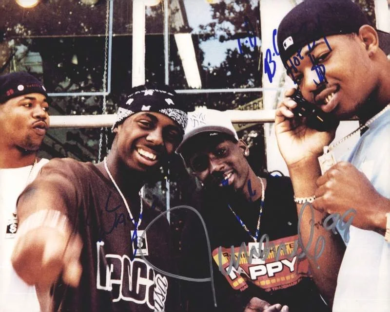 Hot Boys — Turk Lil Wayne Juvenile BG signed rap 8x10 photo W/Certificate Autographed A0537