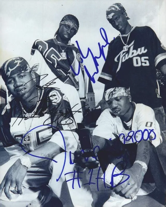 Hot Boys — Hot Boys Turk Lil Wayne Juvenile signed rap 8x10 photo W/Cert Autographed A0546