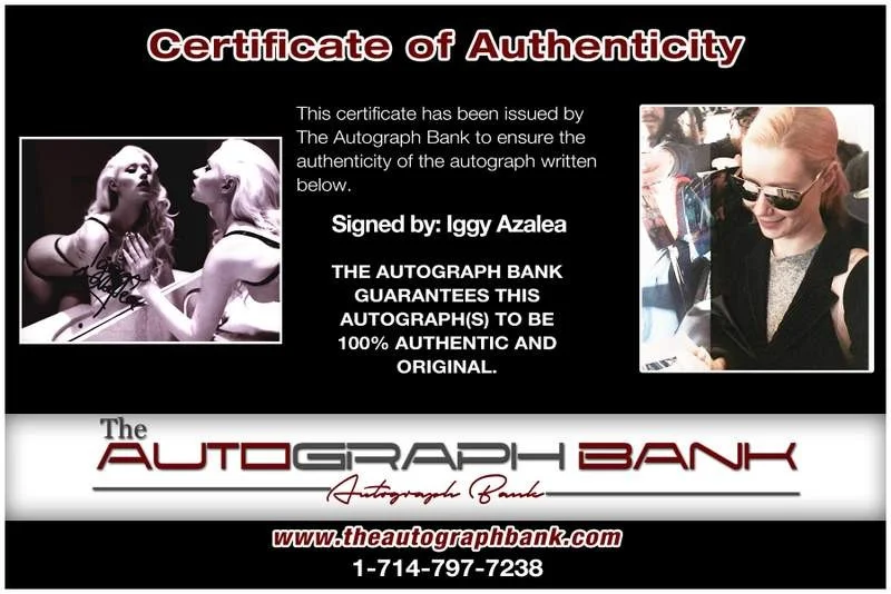 Iggy Azalea — Iggy Azalea authentic signed rap 8x10 photo W/Certificate Autographed (A00777), изображение 2