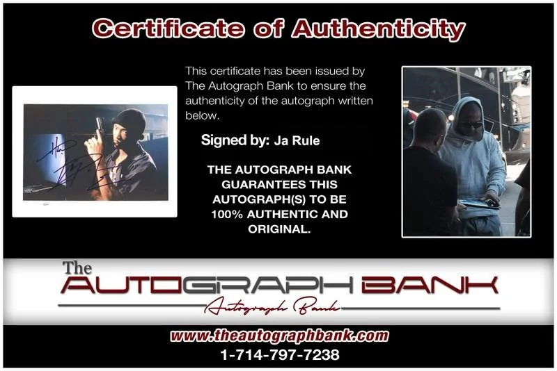 Ja Rule — Murder Inc Ja Rule authentic signed rap 8x10 photo W/Cert Autographed (A0594), image 2