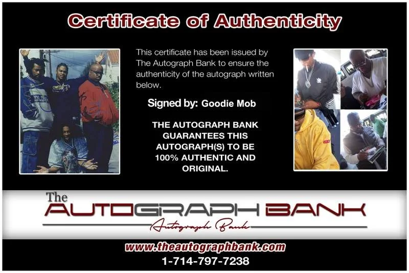 Goodie Mob — Goodie Mob authentic signed rap 8x10 photo W/Certificate Autographed (A0493), image 2