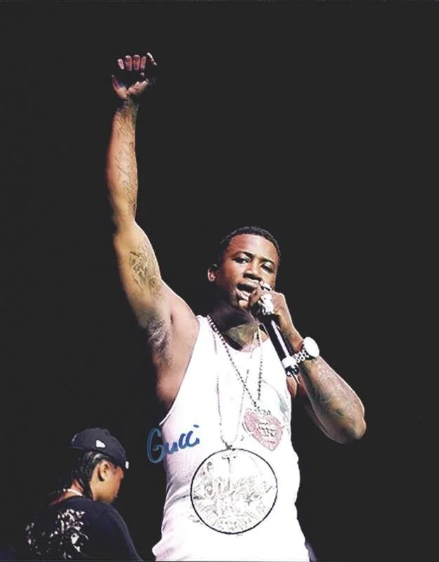 Gucci Mane — Gucci Mane authentic signed rap 8x10 photo W/Certificate Autographed (A0495)
