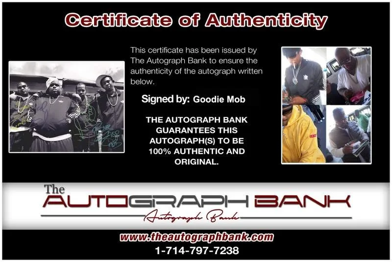 Goodie Mob — Goodie Mob authentic signed rap 8x10 photo W/Certificate Autographed (A0489), image 2