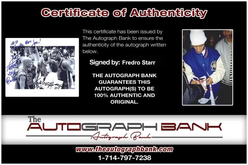 Fredro Starr — ONYX Fredro Starr authentic signed rap 8x10 photo W/Certificate Autographed 390, image 2
