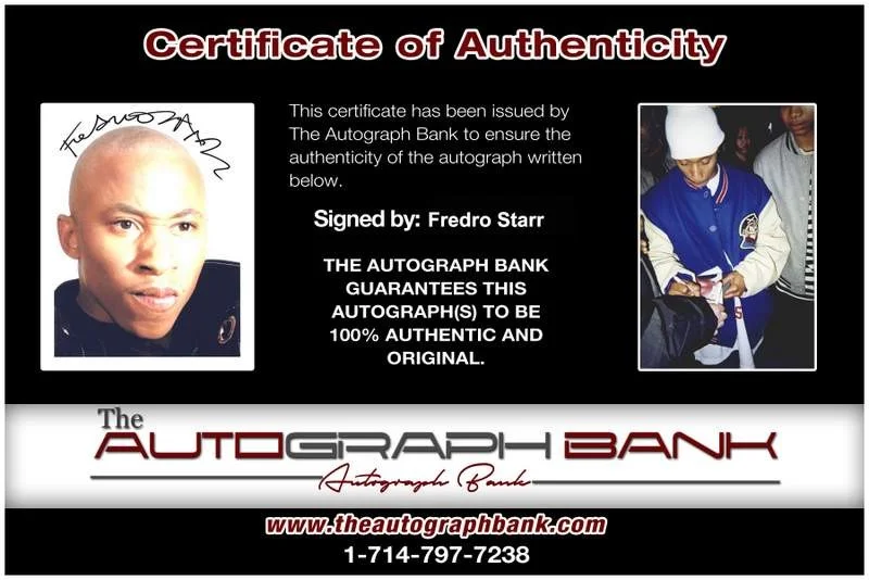 Fredro Starr — ONYX Fredro Starr authentic signed rap 8x10 photo W/Certificate Autographed 393, image 2