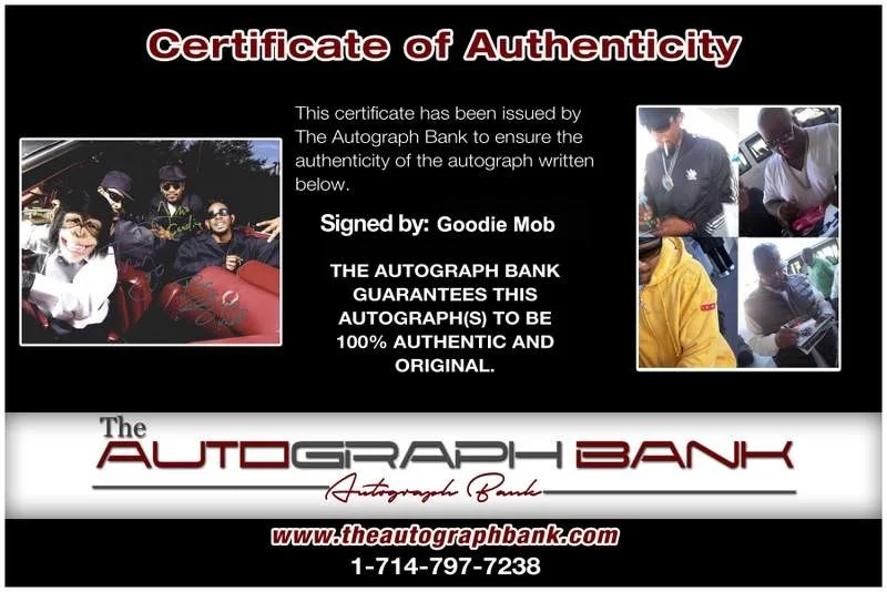 Goodie Mob — Goodie Mob authentic signed rap 8x10 photo W/Certificate Autographed (A0491), image 2
