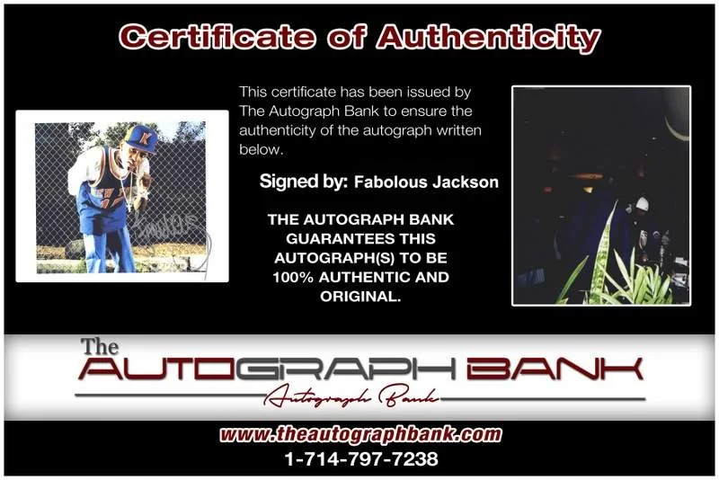Fabolous — Fabolous Jackson authentic signed rap 8x10 photo W/Certificate Autographed A0310, image 2