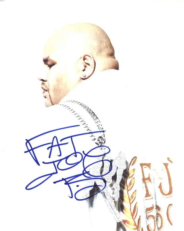 Fat Joe — Terror Squad Fat Joe signed rap 8x10 photo W/Certificate Autographed (A0331)