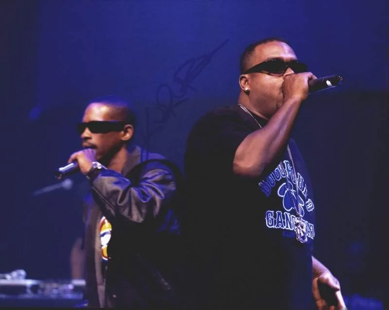 Daz Dillinger & Kurupt — Death Row Daz Dillinger & Kurupt signed rap 8x10 photo W/Cert Autograph (A0199)