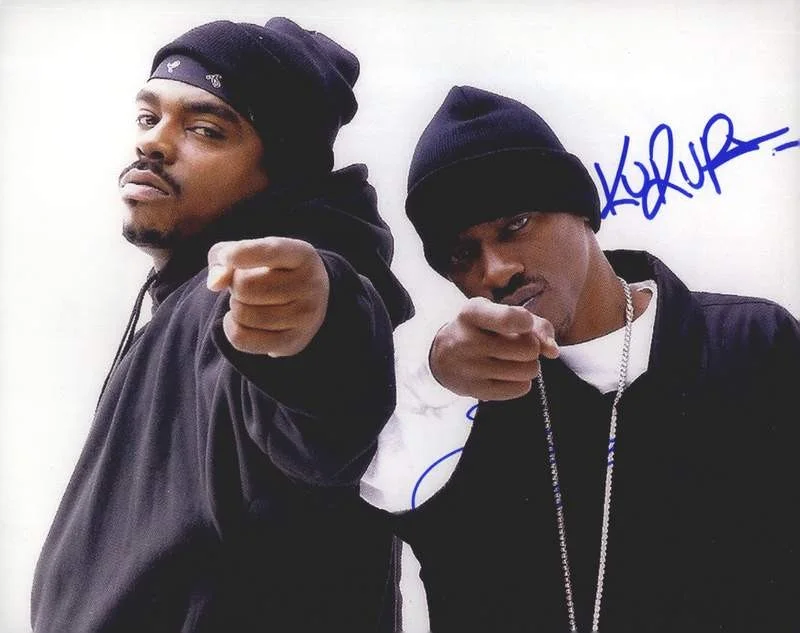 Daz Dillinger & Kurupt — Death Row Daz Dillinger & Kurupt signed rap 8x10 photo W/Cert Autograph (A0207)