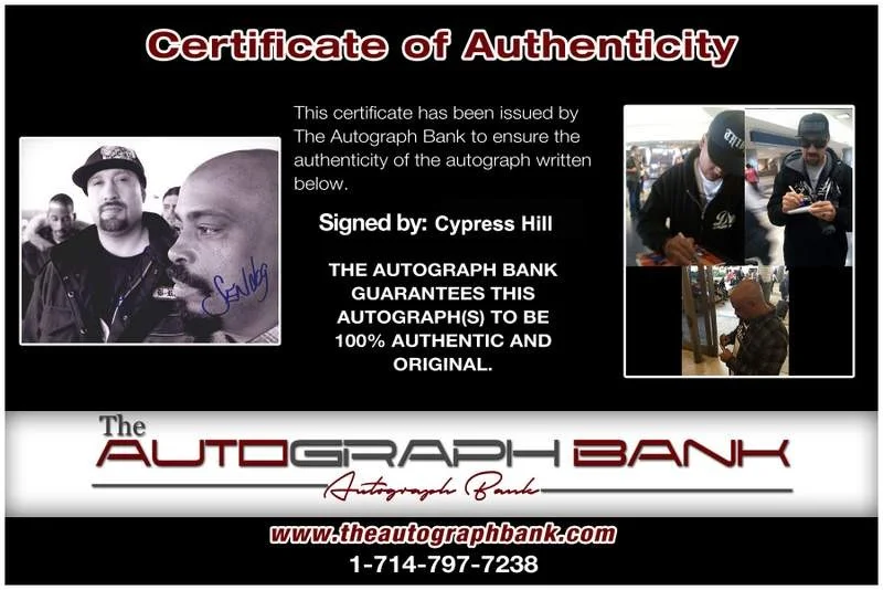 Cypress Hill — Cypress Hill authentic signed rap 8x10 photo W/Certificate Autographed (A0015), image 2