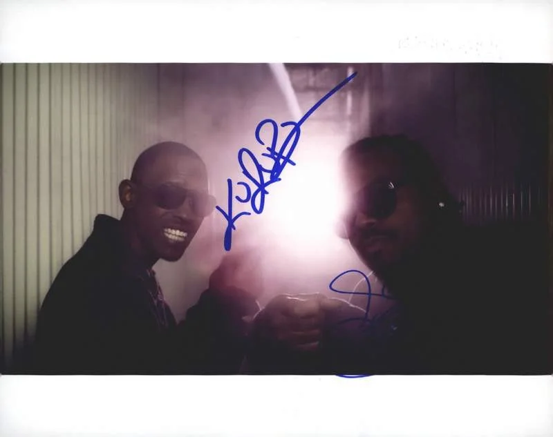 Daz Dillinger & Kurupt — Death Row Daz Dillinger & Kurupt signed rap 8x10 photo W/Cert Autograph (A0203)