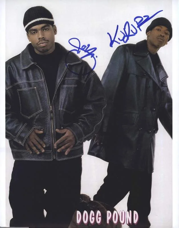 Daz Dillinger & Kurupt — Death Row Daz Dillinger & Kurupt signed rap 8x10 photo W/Cert Autograph (A0206)