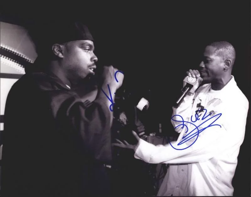 Daz Dillinger & Kurupt — Death Row Daz Dillinger & Kurupt signed rap 8x10 photo W/Cert Autograph (A0200)