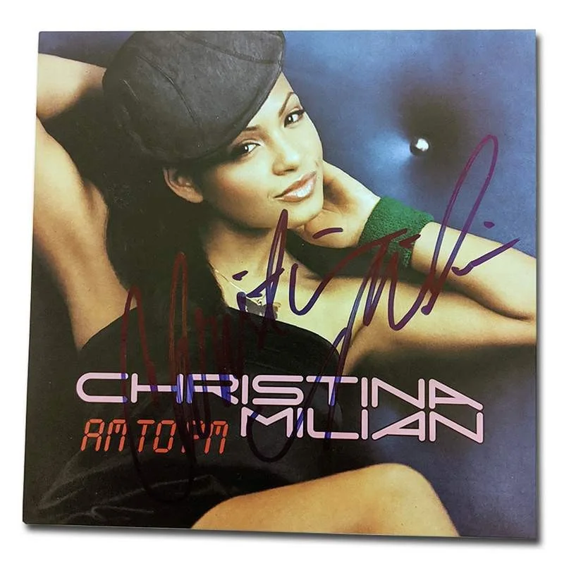 Christina Milian — Christina Milian authentic signed Am to Pm CD booklet W/Certificate Autograph