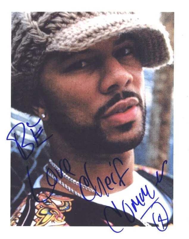 Common — Common authentic signed rap 8x10 photo W/Certificate Autographed (A0166)
