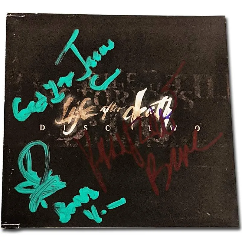 Bizzy Bone & Krayzie Bone — Bizzy & Krayzie Bone Thugs N Harmony signed Life After Death CD booklet W/Cert