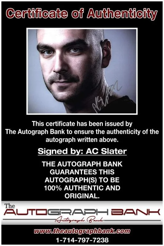 AC Slater — AC Slater authentic signed EDM dj 8x10 photo W/Certificate Autographed (A0006), изображение 2