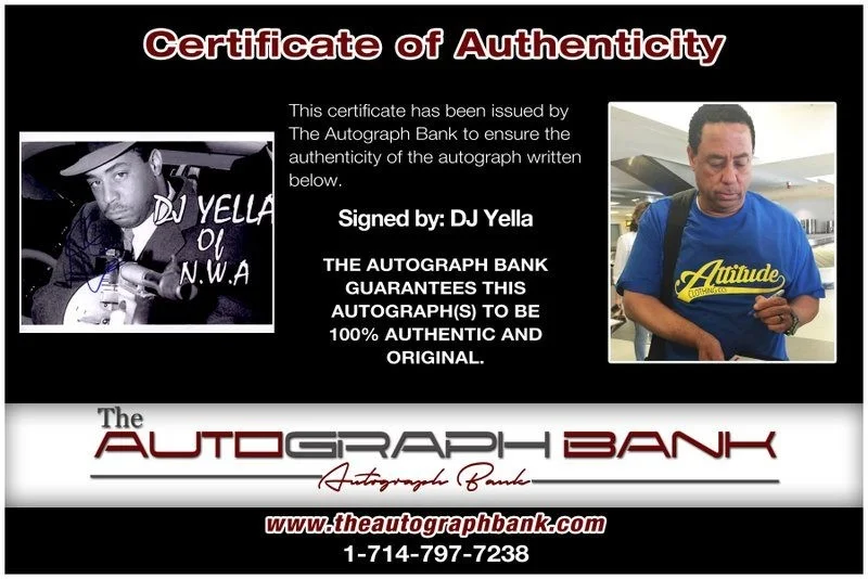 Dj Yella — Dj Yella N.W.A. authentic signed RAPPER 8x10 photo W/Certificate Autographed A13, изображение 2