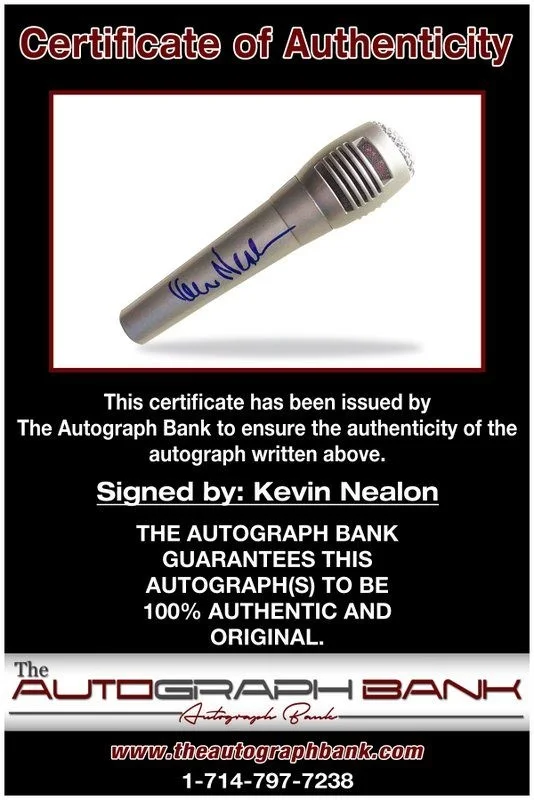 Kevin Nealon — Kevin Nealon authentic signed Comedian Microphone W/Cert Autographed A1, image 2