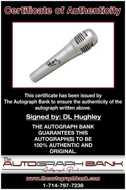 Dl Hughley — Dl Hughley authentic signed comedian microphone W/Certificate Autographed (A)2, image 2