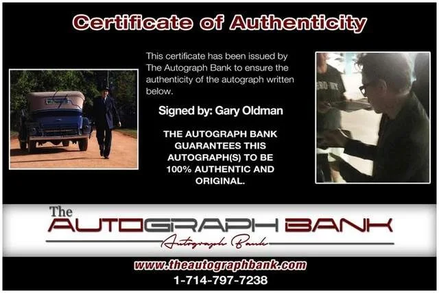Gary Oldman — Gary Oldman authentic signed celebrity 11X14 photo W/Certificate Autographed a2, image 2