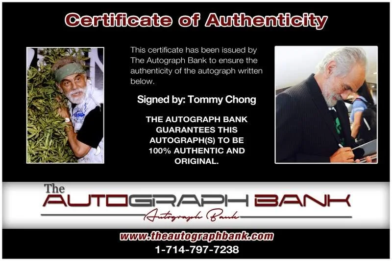 Tommy Chong — Tommy Chong authentic signed celebrity 10x15 photo W/Cert Autographed A00191, изображение 2