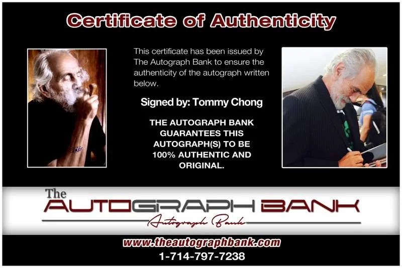 Tommy Chong — Tommy Chong authentic signed celebrity 10x15 photo W/Cert Autographed A00103, изображение 2